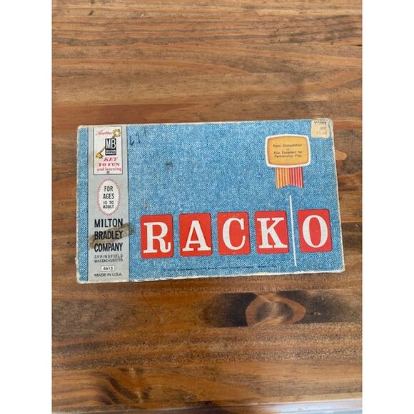 Vintage Milton Bradley Racko Game - Original Box 1961 - Picture 1 of 9